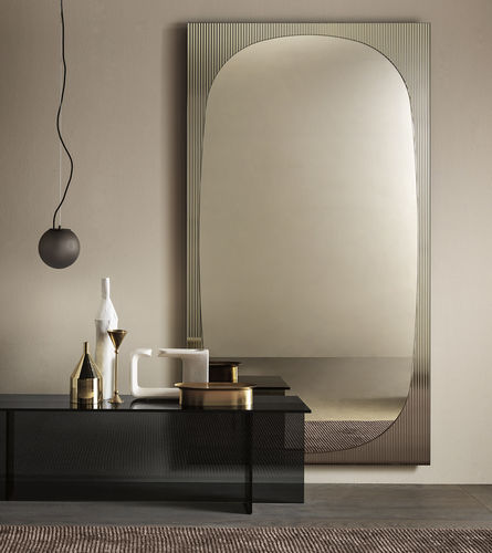 Wall-mounted mirror - BANDS - TONELLI Design - commercial / contemporary / rectangular