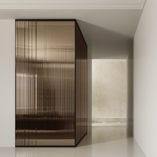 Interior wall-covering - WONDERWALL - TONELLI Design - glass / textured / embossed