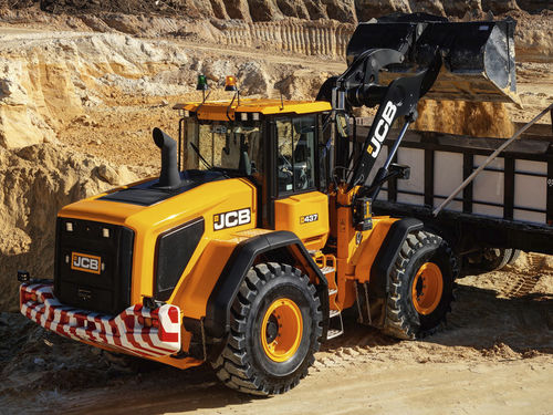 Rubber-tired loader - 437 - JCB Deutschland GmbH - for construction / diesel / Tier 4 - intermediate