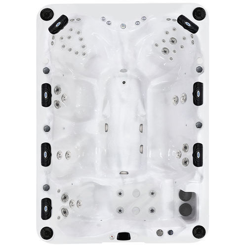 Above-ground hot tub - Newporter - Cal Spas - rectangular / 6-person / acrylic
