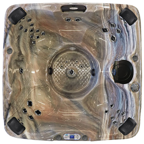 Above-ground hot tub - Tropical - Cal Spas - square / 6-person / acrylic