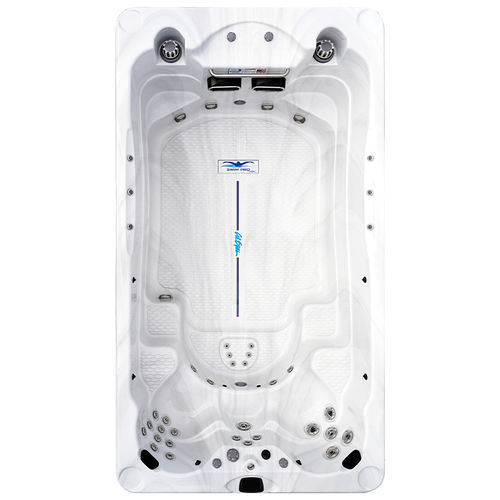 Above-ground swim spa - Freestyle-X - Cal Spas - rectangular / 4-seater / acrylic