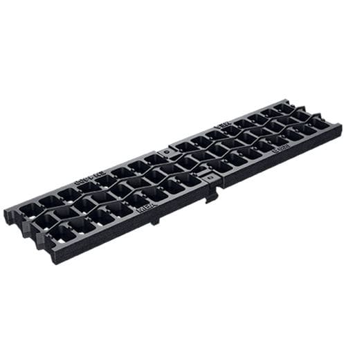 Cast iron grating for drain channel - WAVE - MEA Water Management - MEA Bautechnik GmbH - for public spaces