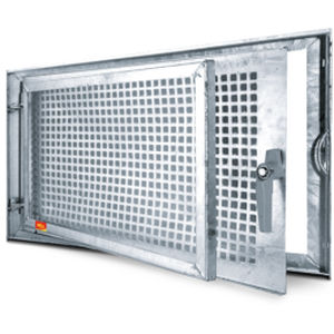 Galvanised steel window - MEALIT - MEA Water Management - MEA Bautechnik GmbH - casement / high-performance / high-resistance