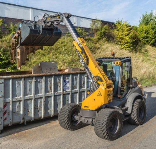 Rubber-tired loader - AS 900TELE - MECALAC Baumaschinen GmbH - for construction / telescopic / for construction