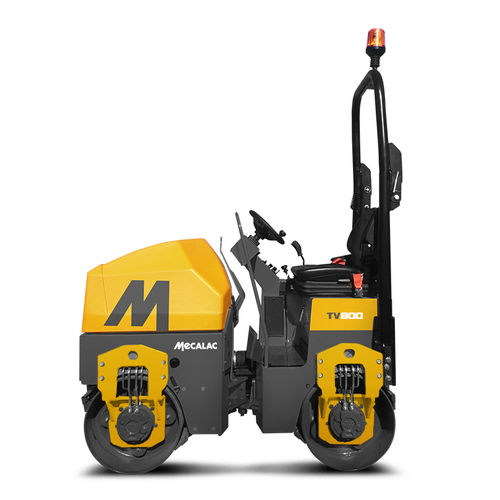 Tandem roller compactor - TV800 - MECALAC Baumaschinen GmbH - vibrating / for soil