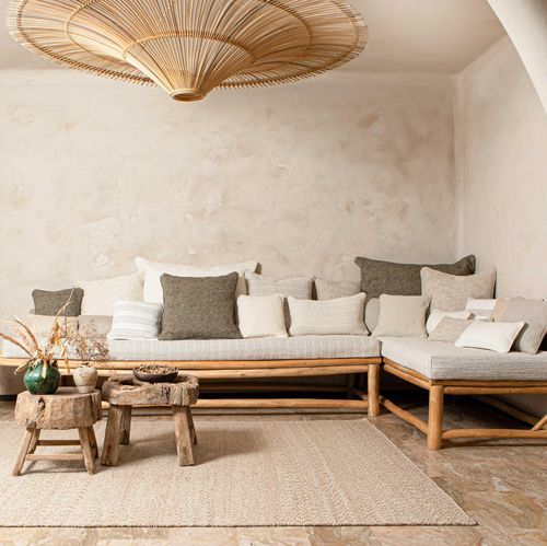 Contemporary rug - SUREAU  - LELIEVRE - plain / wool / cotton