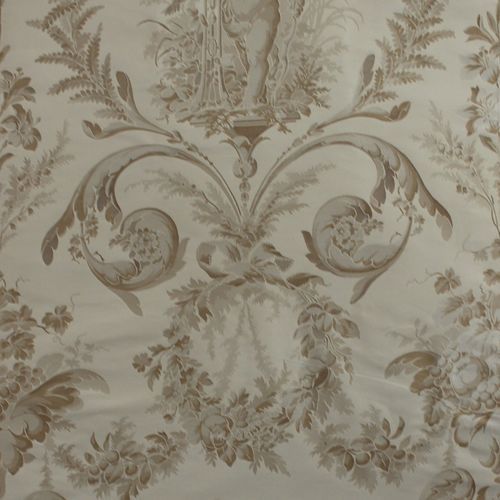 Upholstery fabric - TAILLE DOUCE  - LELIEVRE - for curtain / wall / floral pattern