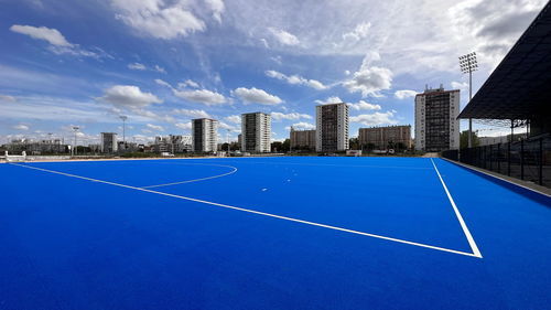 Outdoor sports flooring - PARIS GT ZERO - Polytan GmbH - polyethylene / PU / polyurethane