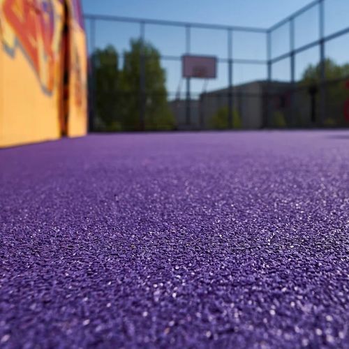Outdoor sports flooring - SE - Polytan GmbH - coated / for sports activities / for tennis court