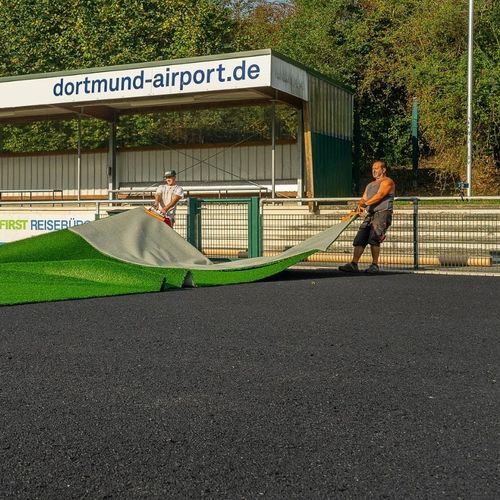 SBR resilient underlay - GTR - Polytan GmbH - rubber / recycled rubber / for sports facility