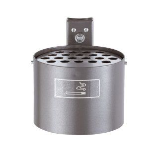 Wall-mounted ashtray - 4066B - Schake GmbH - steel / outdoor / for public space
