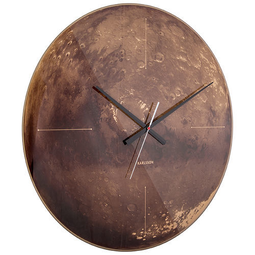 Contemporary clock Mars KARLSSON CLOCKS wallmounted / analog / glass