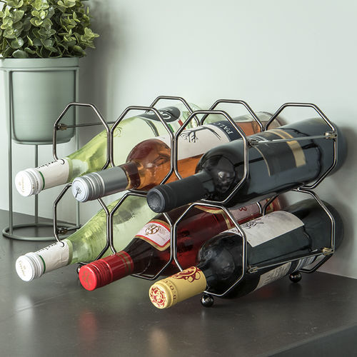 Free-standing bottle holder - Honeycomb - KARLSSON CLOCKS