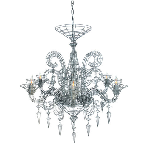 Contemporary chandelier - ANGELUS - FORESTIER - metal / candelabra / compact fluorescent