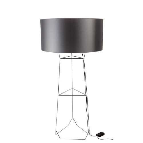 Floor-standing lamp - DOM GUN - FORESTIER - metal / contemporary / corded