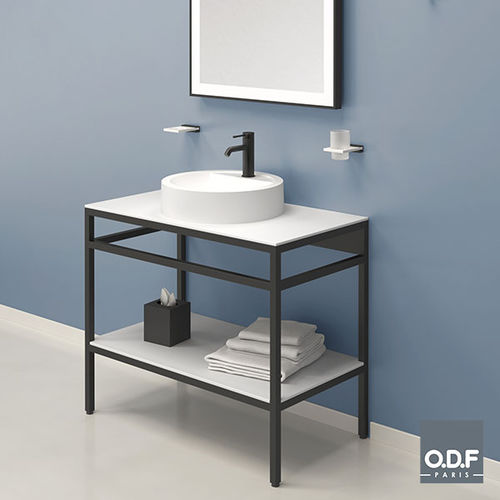 Free-standing washbasin cabinet - 5A090 24 - ODF Paris - aluminum / contemporary / without door