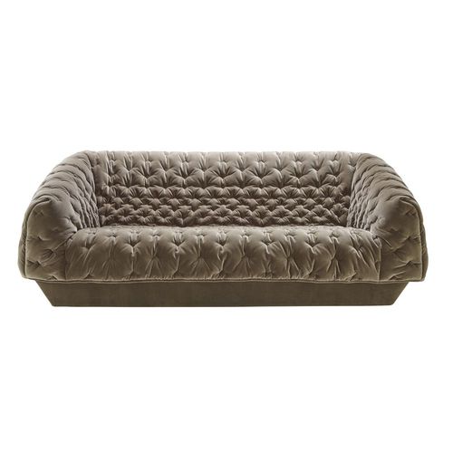 Contemporary sofa - COVER - CINNA - fabric / leather / cushion