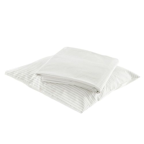 Rectangular cushion - RAYÉ - CINNA - striped / cotton / white