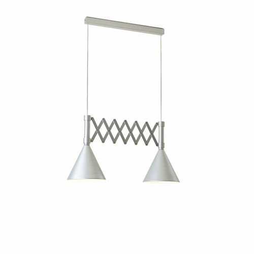Pendant lamp - EXTENSIBLE - CINNA - aluminum / contemporary / corded