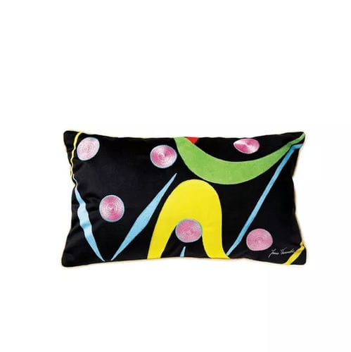 Inside cushion - PERDICAO PONTOS - ROCHE BOBOIS - rectangular / plain / geometric pattern