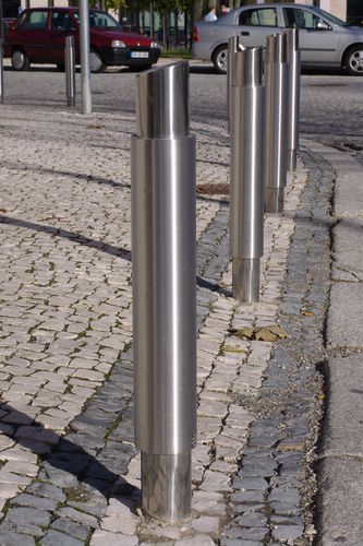 Security bollard - KIKO - EUROBOLLARD - stainless steel / high