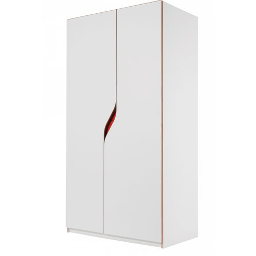 Contemporary wardrobe - PLANE - Mueller Moebelwerkstätten - plywood / melamine / with swing doors