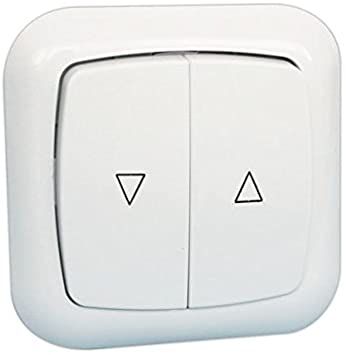 Home automation system switch - Plásticos y Claraboyas Matilla - rocker / recessed / double