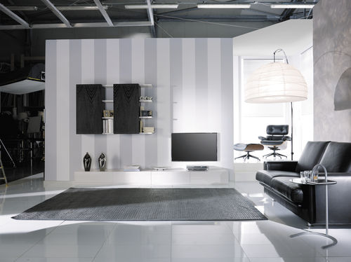 Contemporary TV wall unit - SINTESY 0324 - F.LLI MIRANDOLA SAS - wooden