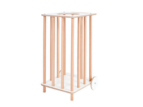 Children's toy box - Tojo zoo - Tojo - on casters / beech / coated