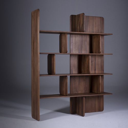 Contemporary shelf - SOFT - Artisan Solid Wood Furniture - oak / walnut / maple