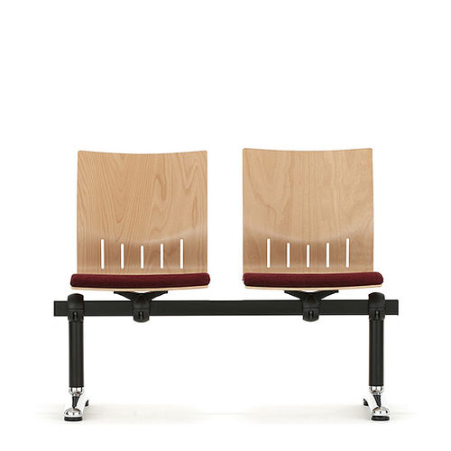Wooden beam chair - ISIS SERIES - Senator - 2-person / indoor
