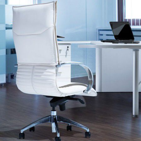 Contemporary executive chair - LORD - Burotime Office Furniture - leather / with headrest / adjustable-height