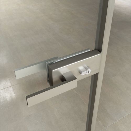 Mechanical lock - GL-100 - Panidis SA - glass door / 1 point / for office