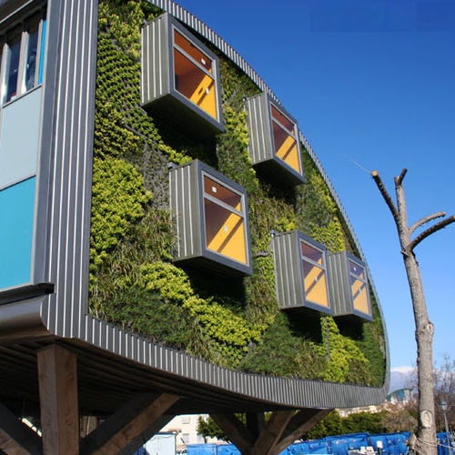 Green wall with live plants - ALHAURÍN DE LA TORRE, MÁLAGA - Paisajismo Urbano - modular-panel / natural / outdoor