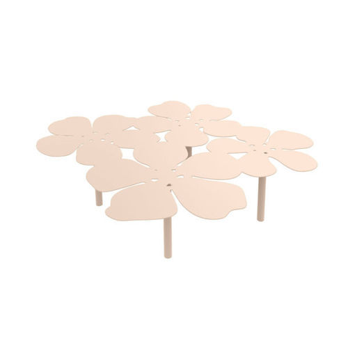 Original design coffee table - NOTUS - Matière Grise - steel / aluminum / aluminum base