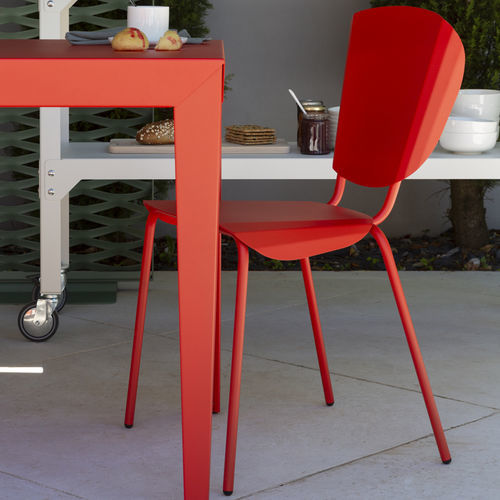 Contemporary chair - Ankara - Matière Grise - indoor / outdoor / steel