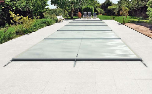 Swimming pool cover with rods - UNIVERSAL - Walter Piscine - security / removable / durable
