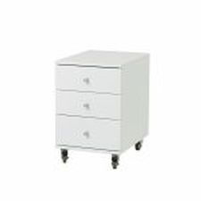 Contemporary bedside table - Hoppekids - lacquered wood / rectangular / with drawer