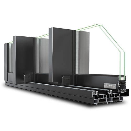 Metal sliding system - VOLATO SLS 075 CS - Hueck System GmbH & Co. KG - door / window / glass door