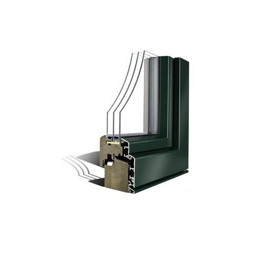 Wooden window - COMFORT 3 - M SORA - aluminum / casement / tilt-and-slide