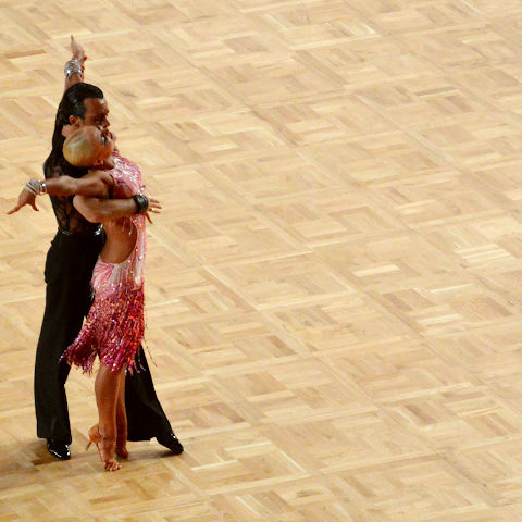 Indoor sports flooring - MOSAIC DANCE - Coswick Hardwood - wooden / dance studio / portable