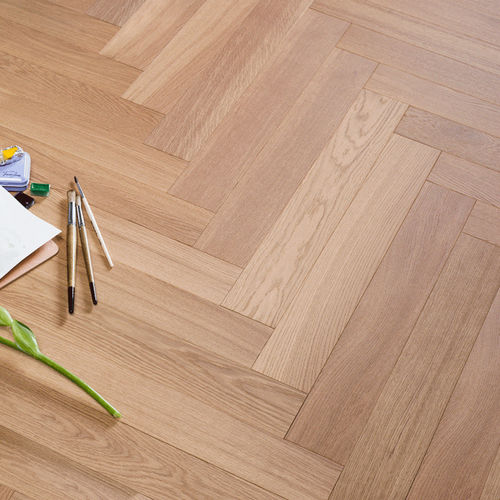 Engineered parquet floor - RAW SIENNA - Coswick Hardwood - oak / matte finish / glued