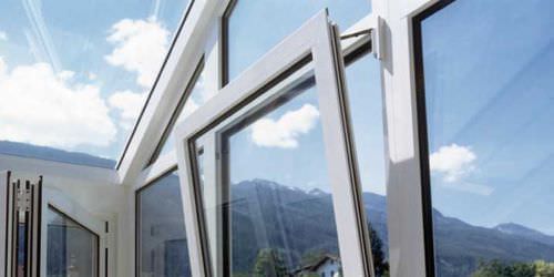 Aluminum window - THERMO 60 - SunParadise - tilting / thermal break