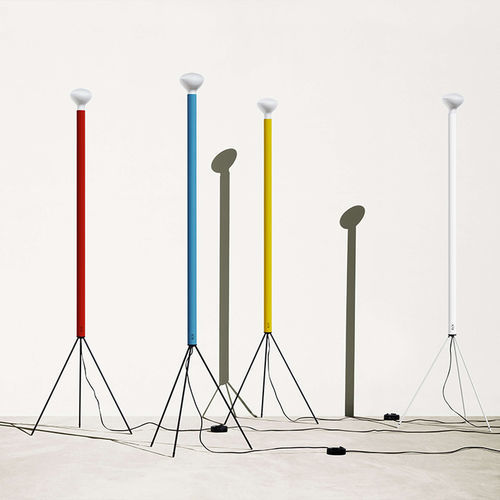 Floor lamp - LUMINATOR - FLOS - metal / iron / contemporary