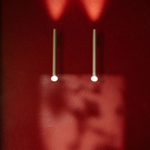Contemporary wall light - FLAUTA - FLOS - outdoor / aluminum / cylindrical