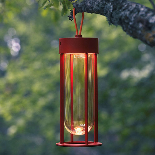 Portable lamp - IN VITRO - FLOS - glass / contemporary / rechargeable