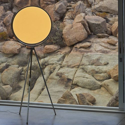 Floor-standing lamp - SUPERLOON - FLOS - painted aluminum / PMMA / contemporary