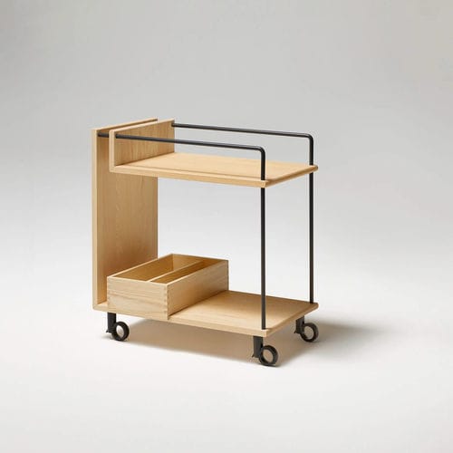 Oak trolley - GINO - ANREI - Reisinger GmbH - walnut / beech
