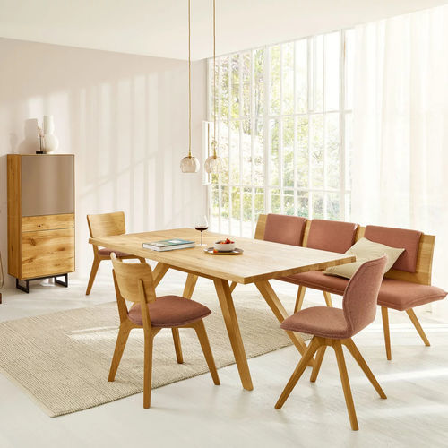 Contemporary dining table - LISTO - ANREI - Reisinger GmbH - oak / walnut / beech